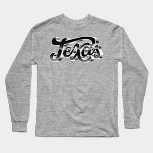 Texas retro design Long Sleeve T-Shirt